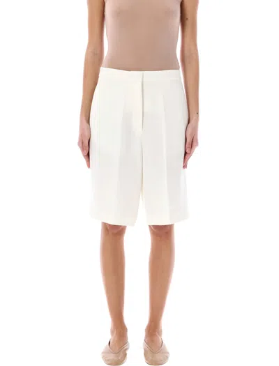 Fabiana Filippi Women's White Regular Waist Shorts For Ss24