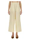 Fabiana Filippi High Waist Wide-leg Trousers In Beige