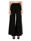 Fabiana Filippi Wide-leg Trousers In Virgin Wool In Black