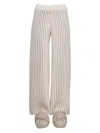 Fabiana Filippi Relaxed Fit Wide Leg Pants In Ivory