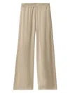 Fabiana Filippi Trousers Wide Leg Elastic Waistband In Beige