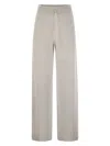 Fabiana Filippi Knitted Wide Leg Trousers In White