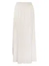 Fabiana Filippi Wide Viscose Trousers In White
