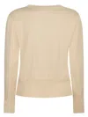 Fabiana Filippi Wool Cardigan In Ivory