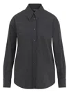 Fabiana Filippi Wool Shirt In Grey