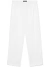 Fabiana Filippi Pressed-crease Trousers In White