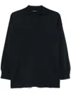 Fabiana Filippi Wool And Cotton Blend Polo Shirt In Blue