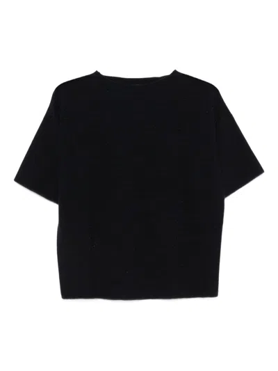 Fabiana Filippi Wool And Cotton Sweater In Black