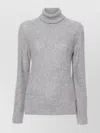 Fabiana Filippi Luxurious Knit Turtleneck Sweater With Cashmere Blend And Elegant Detailing
