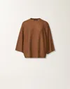Fabiana Filippi Wool And Silk Cape With Sequins