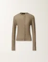 Fabiana Filippi Wool And Silk Cardigan With Sequins