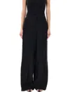 Fabiana Filippi Sleek And Sophisticated Wool And Silk Trousers For Women In Black