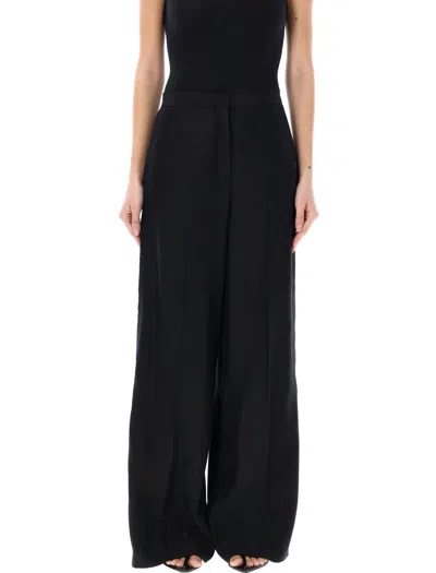 Fabiana Filippi Sleek And Sophisticated Wool And Silk Trousers For Women In Black