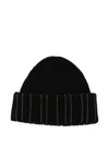 Fabiana Filippi Wool Beanie In Black