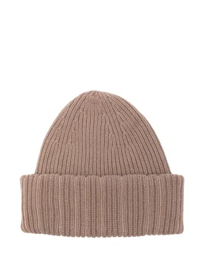 Fabiana Filippi Wool Beanie In Brown