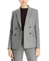 Fabiana Filippi Wool Blend Blazer In Grey