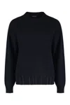 Fabiana Filippi Crew Neck Knitwear Long Sleeves In Black