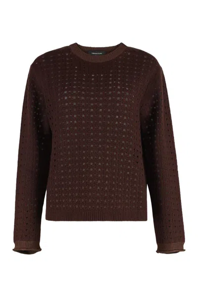 FABIANA FILIPPI FABIANA FILIPPI WOOL-BLEND CREW-NECK SWEATER