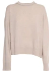 Fabiana Filippi Crew Neck Sweater With Sequin Trim Detail