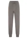 Fabiana Filippi Women's Wool-blend Jogging Trousers In Grey