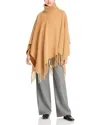 Fabiana Filippi Platinum Lucky Poncho In Beige Over