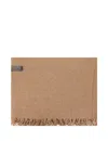 Fabiana Filippi Wool Blend Scarf In Cammello