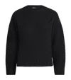 Fabiana Filippi Wool-blend Sequin Sweater In Black