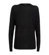 Fabiana Filippi Wool-blend Sequinned Sweater In Black