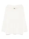 Fabiana Filippi Wool-blend Sweater In White