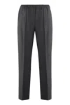 Fabiana Filippi Women's Wool Blend Trousers In Grey