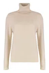 Fabiana Filippi Wool Blend Turtleneck Sweater In Pink