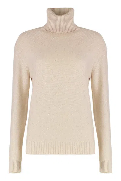 FABIANA FILIPPI FABIANA FILIPPI WOOL BLEND TURTLENECK SWEATER