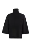 Fabiana Filippi Women's Wool Blend Turtleneck Sweater In Black