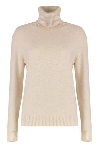 FABIANA FILIPPI FABIANA FILIPPI WOOL BLEND TURTLENECK SWEATER