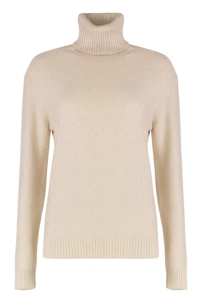 FABIANA FILIPPI FABIANA FILIPPI WOOL BLEND TURTLENECK SWEATER