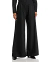 Fabiana Filippi Wool Blend Wide Leg Pants In Black
