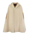 Fabiana Filippi Wool Hoodie In Nude