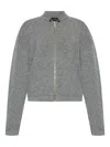 Fabiana Filippi Long-sleeved Sweater In Gray