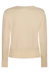 Fabiana Filippi Wool Cardigan In Beige