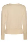 Fabiana Filippi Wool Cardigan In Ivory