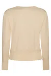 Fabiana Filippi Wool Cardigan In Nude