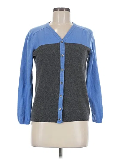 Pre-owned Fabiana Filippi Wool Cardigan Sweater In Blue