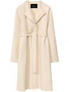 Fabiana Filippi Wool Coat In Neutrals