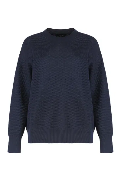 FABIANA FILIPPI FABIANA FILIPPI WOOL-COTTON BLEND CREW-NECK SWEATER