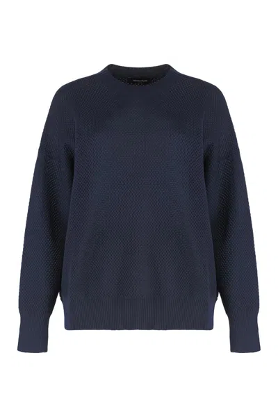 FABIANA FILIPPI FABIANA FILIPPI WOOL-COTTON BLEND CREW-NECK SWEATER
