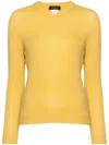 Fabiana Filippi Kaschmirpullover Mit Rundhalsausschnitt In Yellow