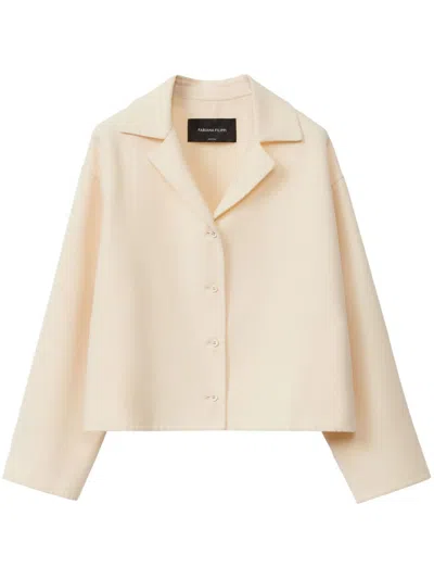Fabiana Filippi Wool Jacket In Neutrals
