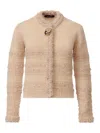 Fabiana Filippi Wool Jacket In Neutral