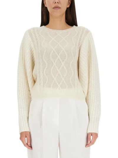 Fabiana Filippi Wool Jersey In White