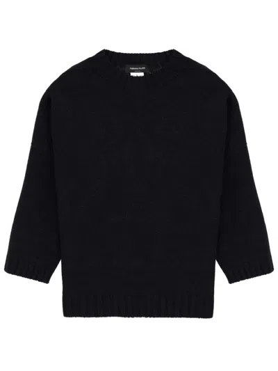 Fabiana Filippi Wool Jersey. In Black